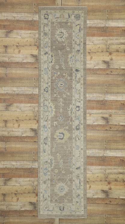 3 x 12 Transitional Oushak Runner 77317