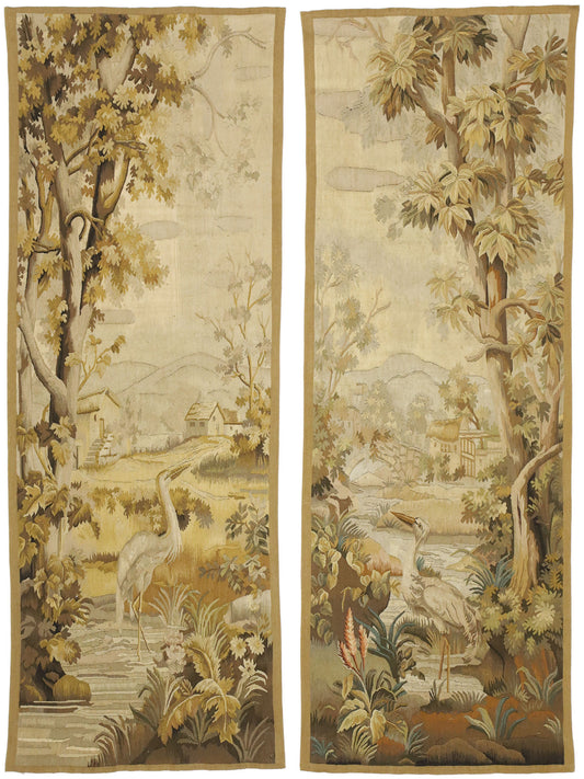 2 x 7 Antique Verdure Tapestry 77318