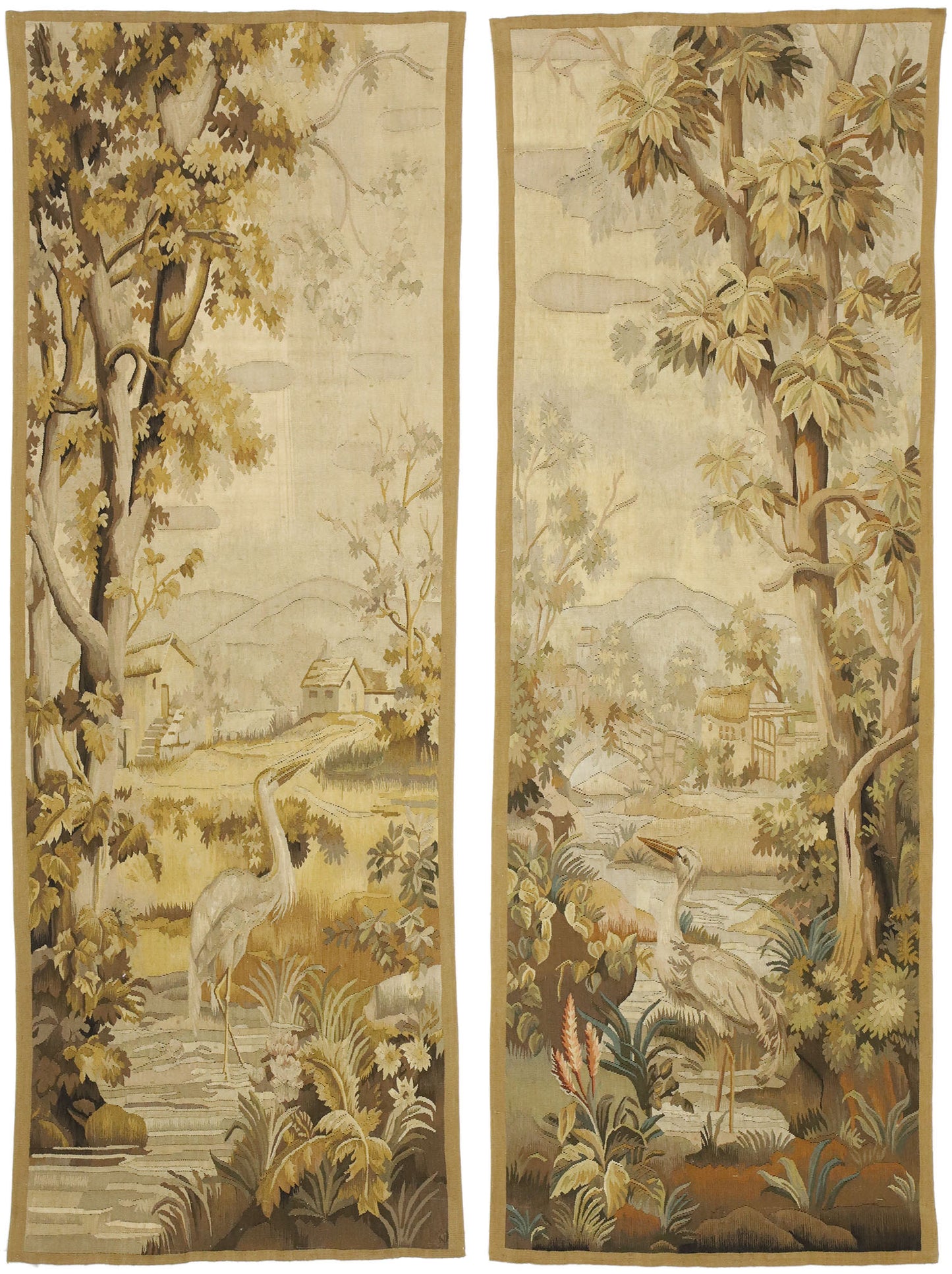 2 x 7 Antique Verdure Tapestry 77319