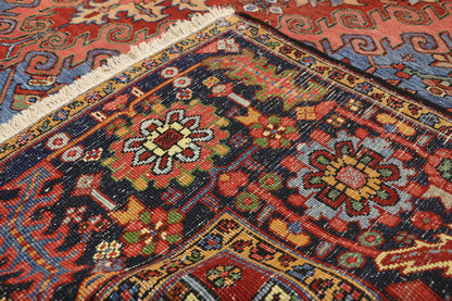 9 x 12 Antique Persian Heriz Rug 77322