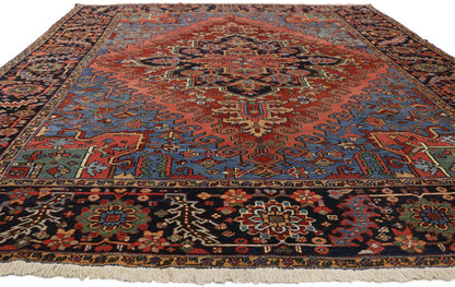 9 x 12 Antique Persian Heriz Rug 77322