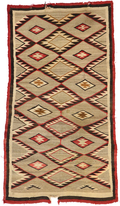 4 x 7 Antique Navajo Kilim Rug 77323