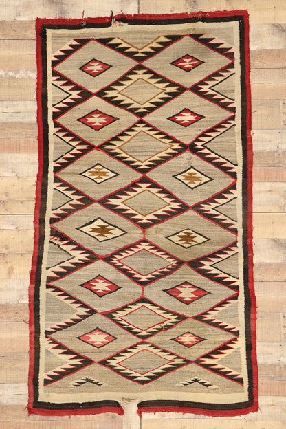 4 x 7 Antique Navajo Kilim Rug 77323