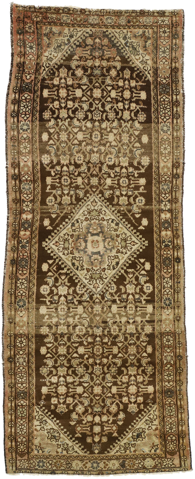 4 x 10 Antique Persian Malayer Runner 77326