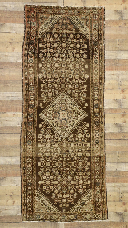 4 x 10 Antique Persian Malayer Runner 77326