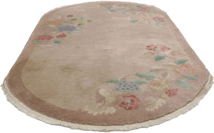 4 x 7 Antique Chinese Art Deco Rug 77328