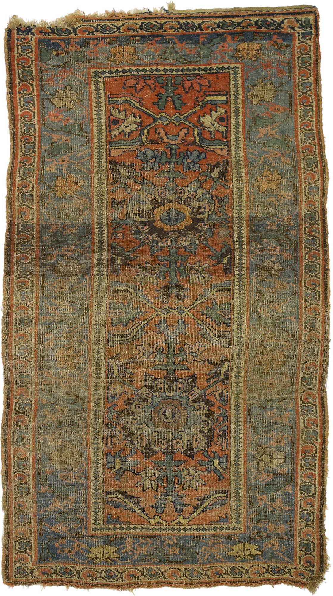 4 x 7 Antique Persian Bijar Rug 77333