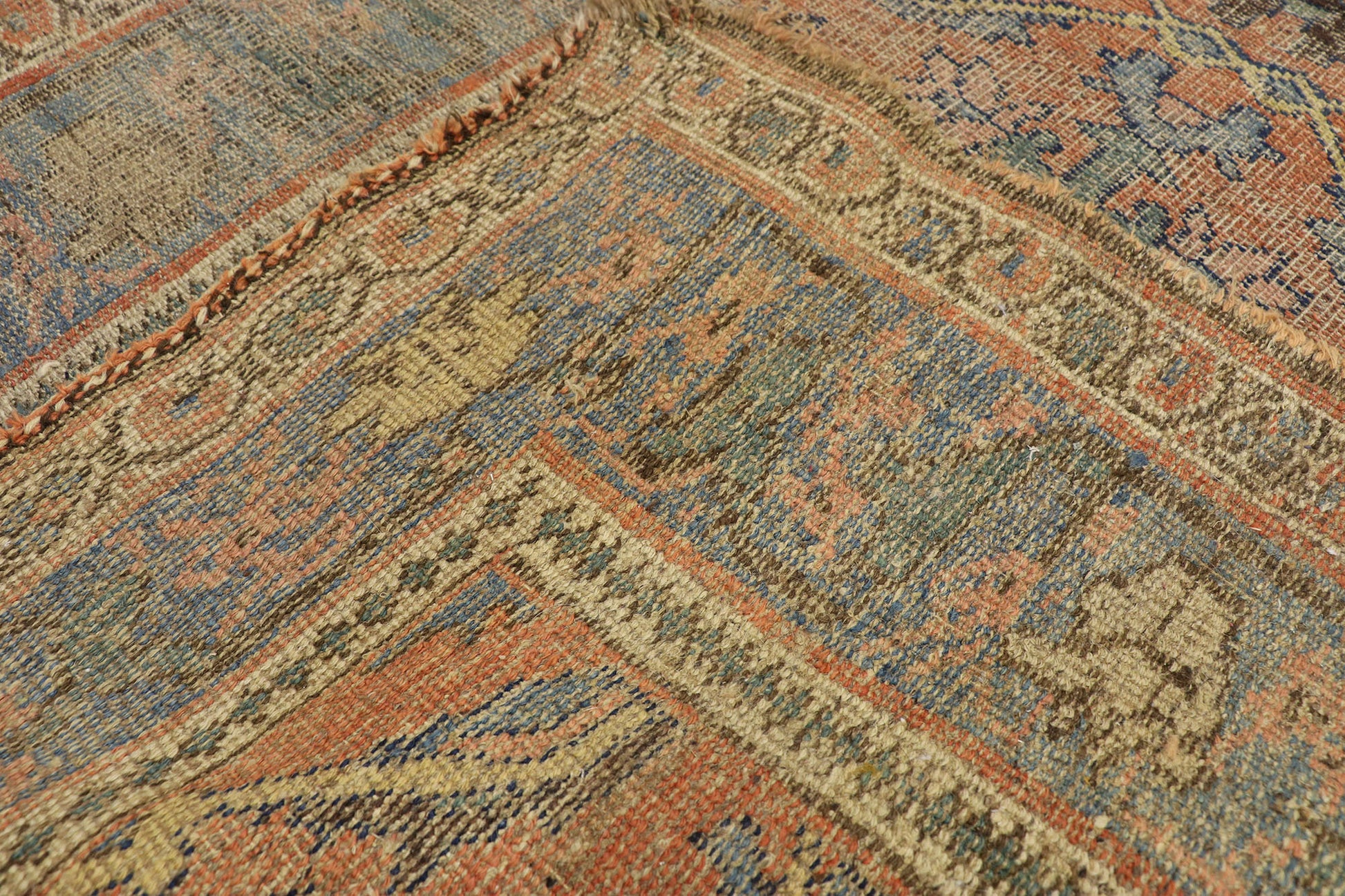 4 x 7 Antique Persian Bijar Rug 77333