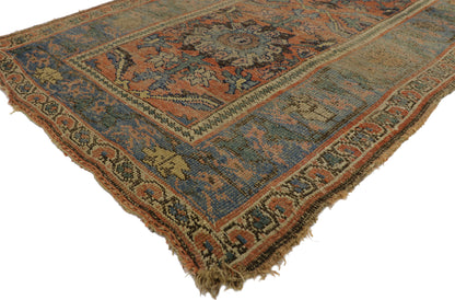 4 x 7 Antique Persian Bijar Rug 77333