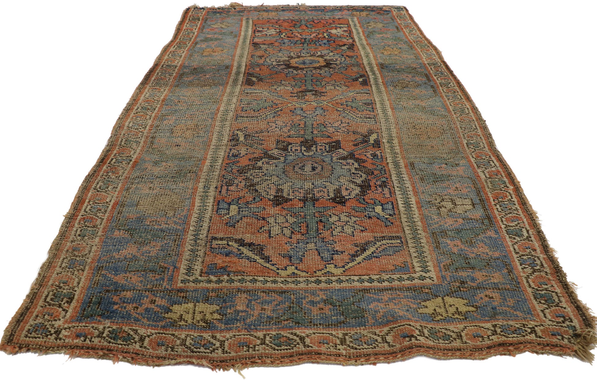 4 x 7 Antique Persian Bijar Rug 77333