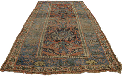 4 x 7 Antique Persian Bijar Rug 77333