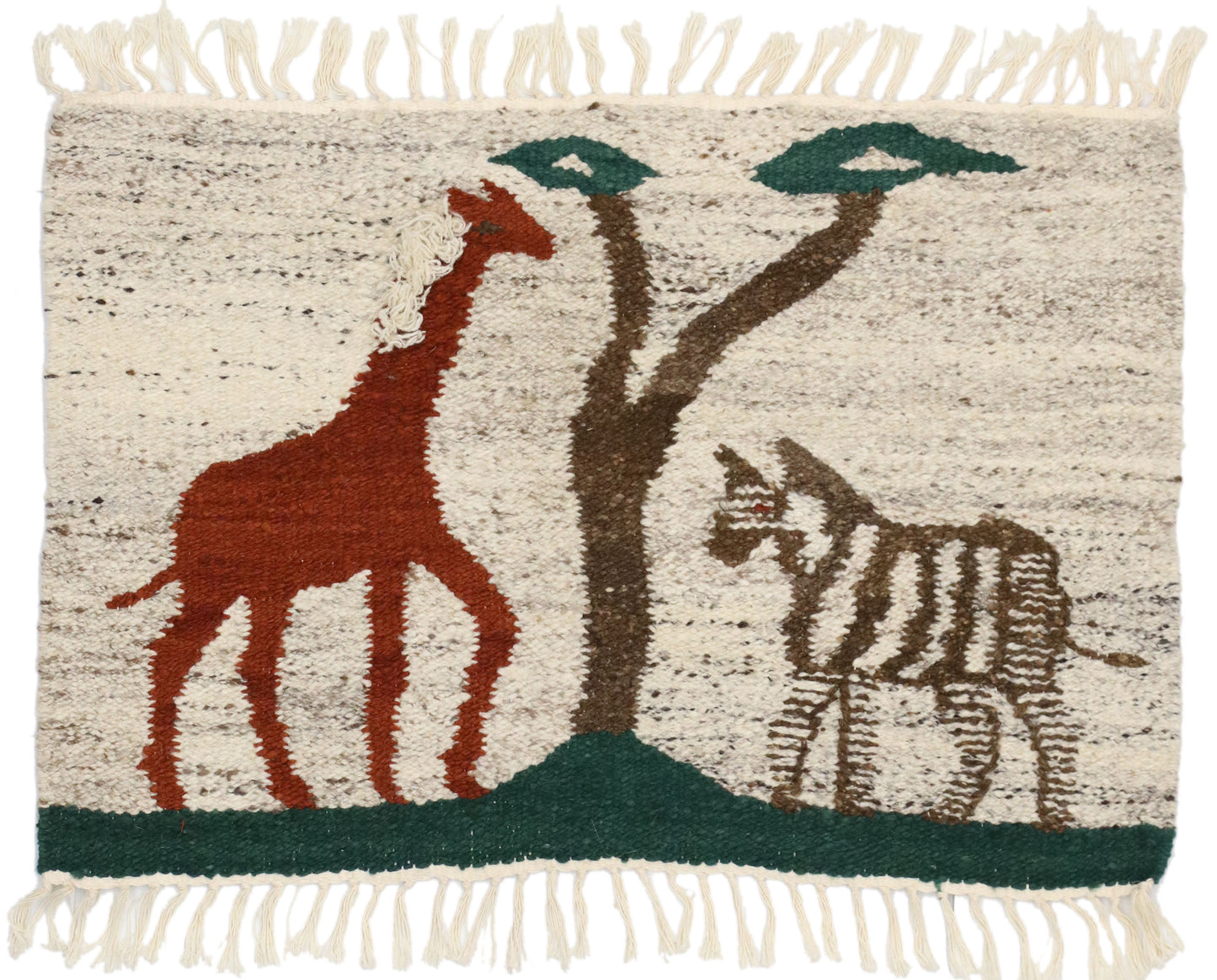 2 x 3 Vintage African Tapestry 77336