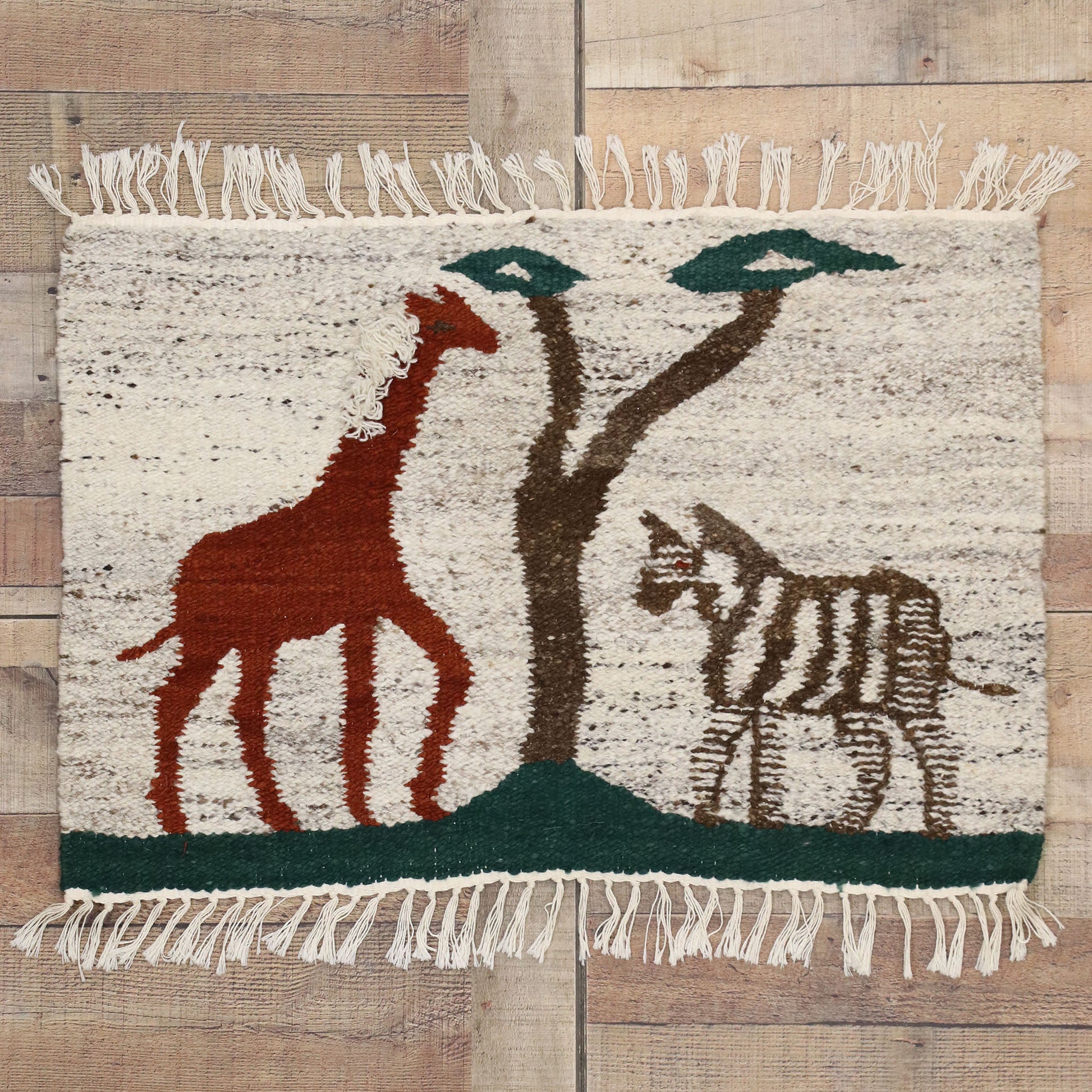 2 x 3 Vintage African Tapestry 77336