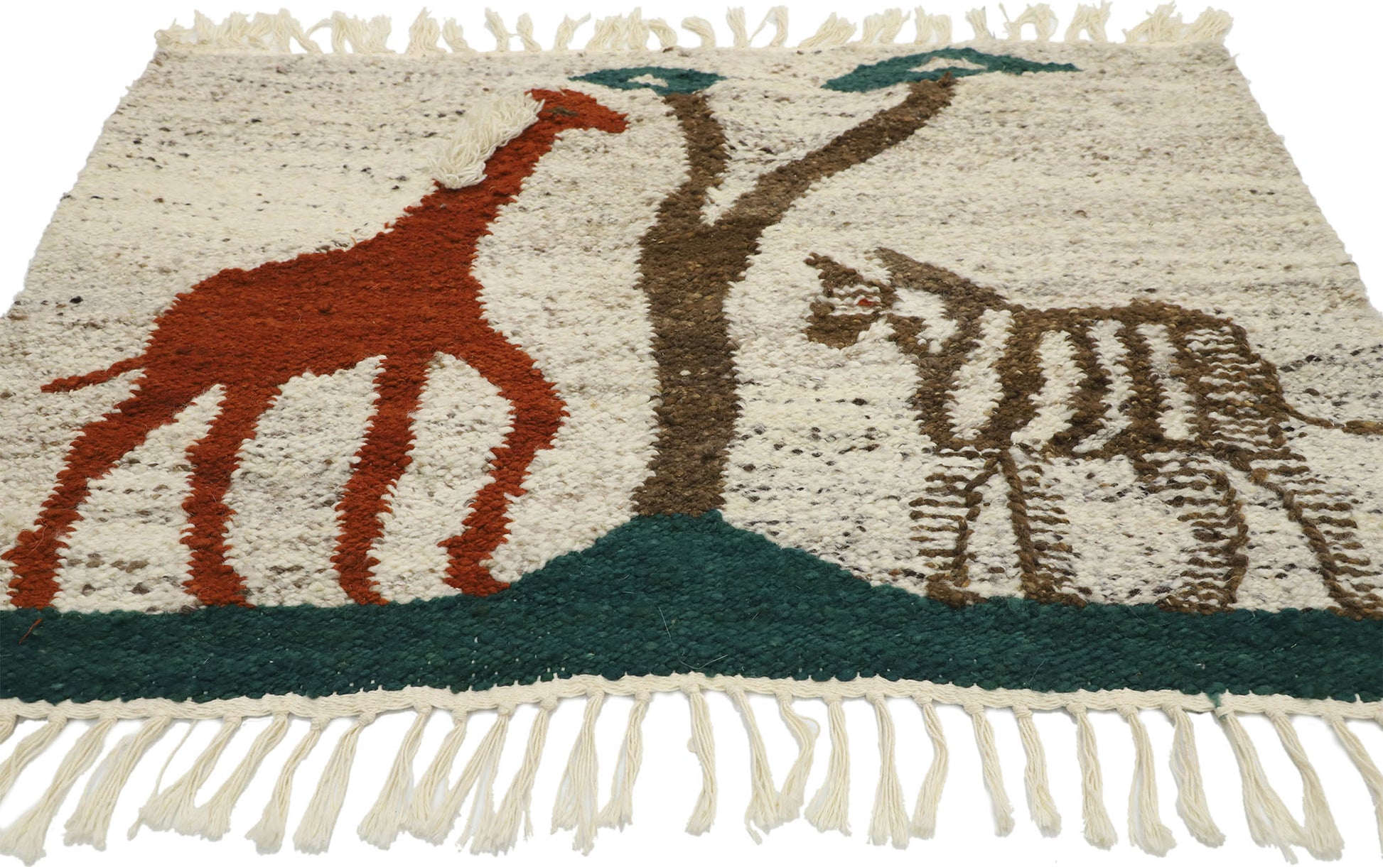 2 x 3 Vintage African Tapestry 77336