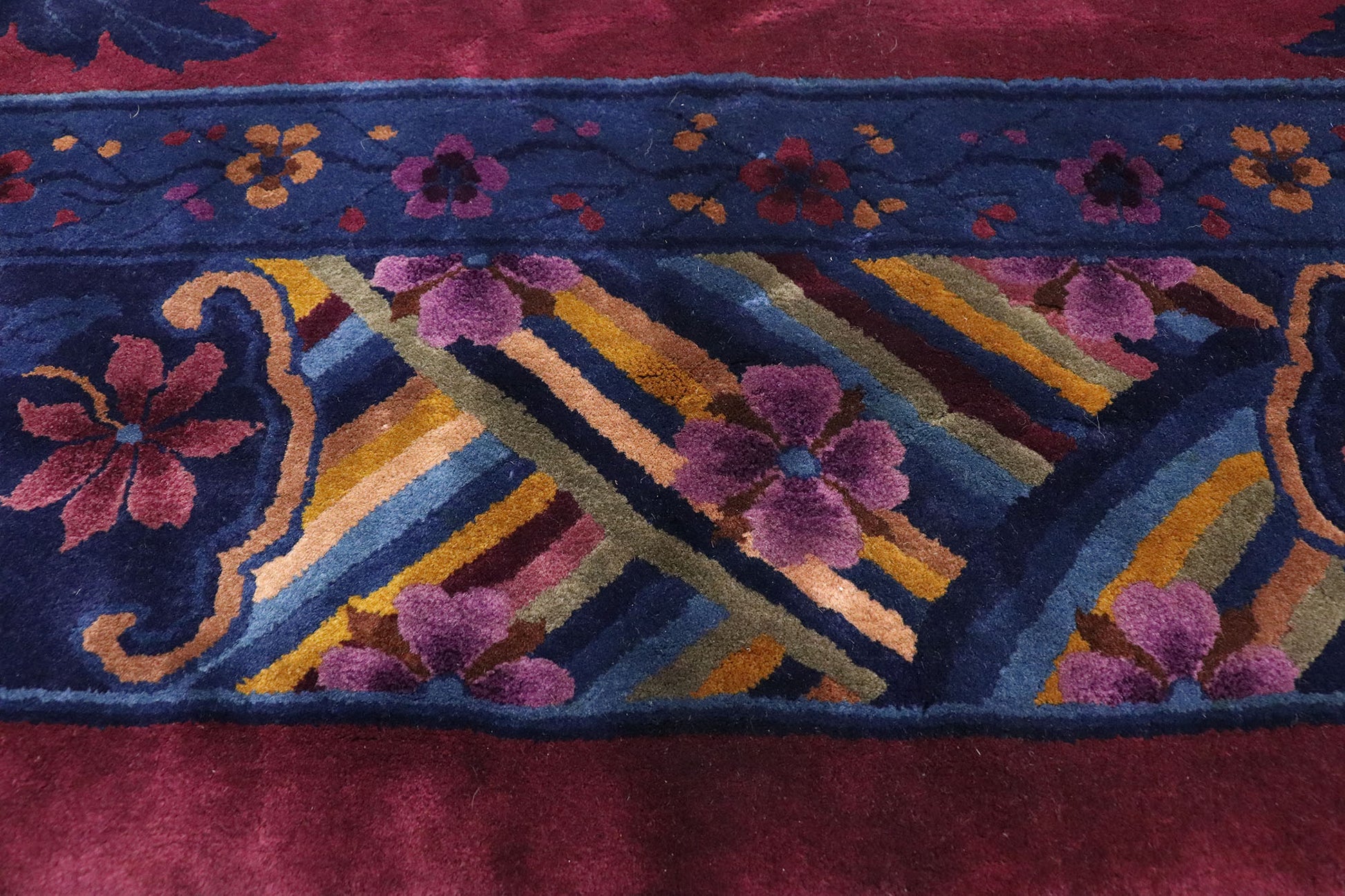 11 x 15 Antique Chinese Mandarin Rug 77337
