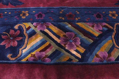 11 x 15 Antique Chinese Mandarin Rug 77337