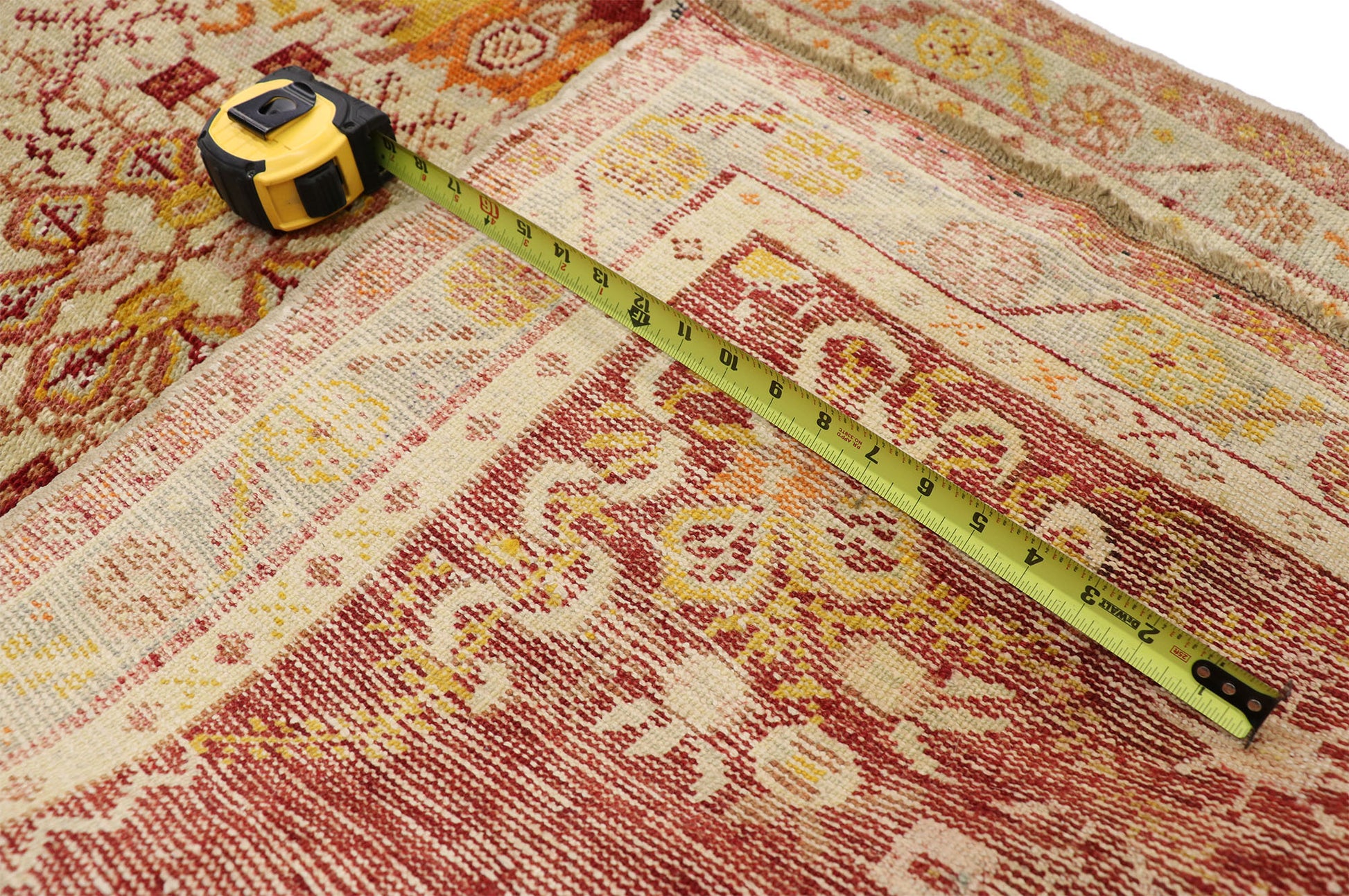 3 x 12 Vintage Turkish Oushak Runner 77339