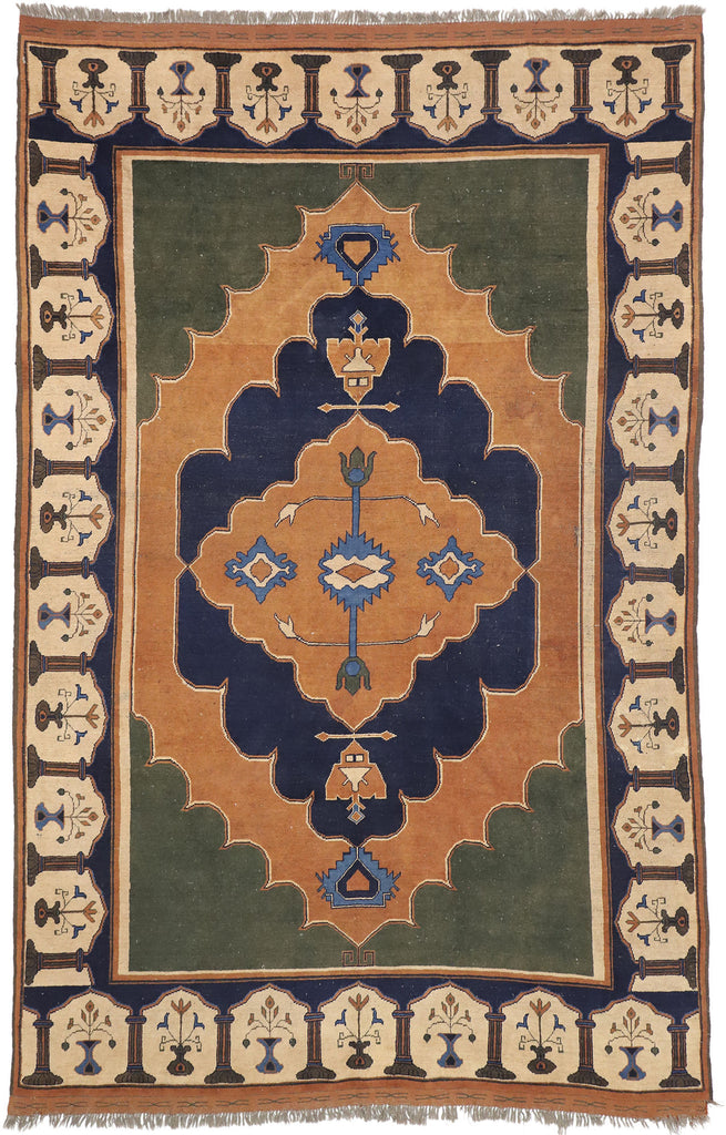 7 x 11 Vintage Oushak Rug 77342