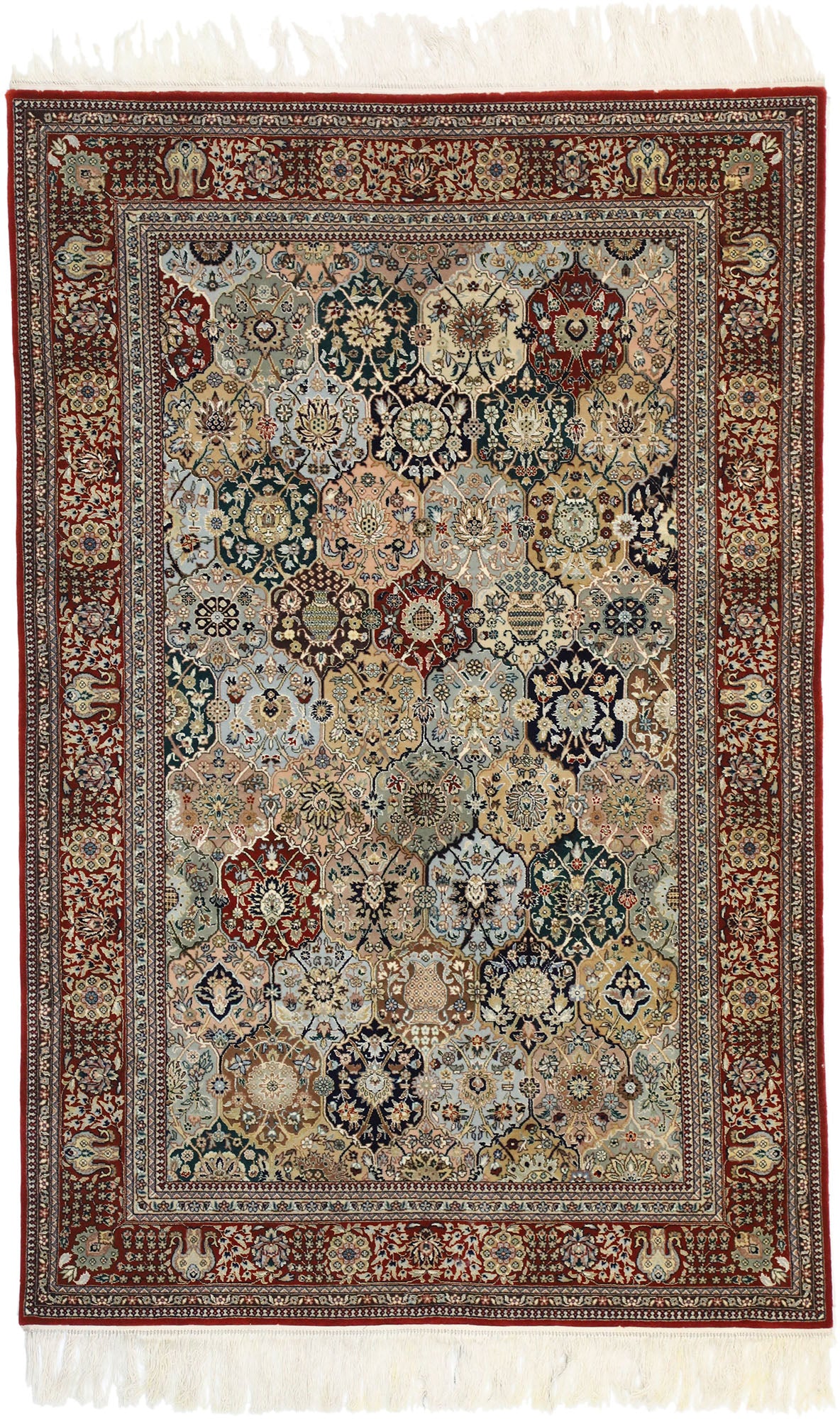 4 x 6 Vintage Tabriz Rug 77344