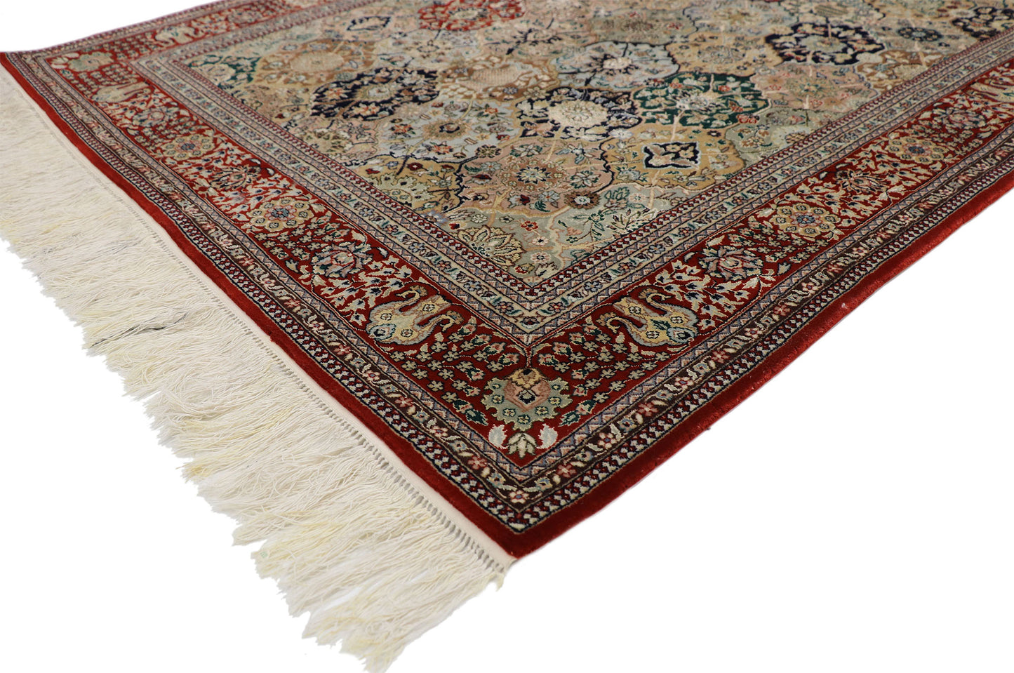 4 x 6 Vintage Tabriz Rug 77344