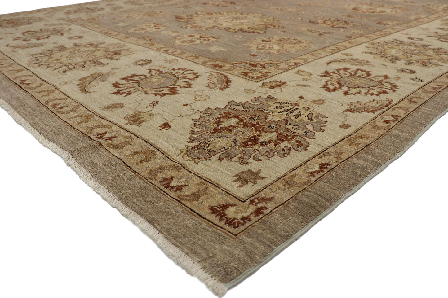 9 x 11 Vintage-Inspired Oushak Rug 77348