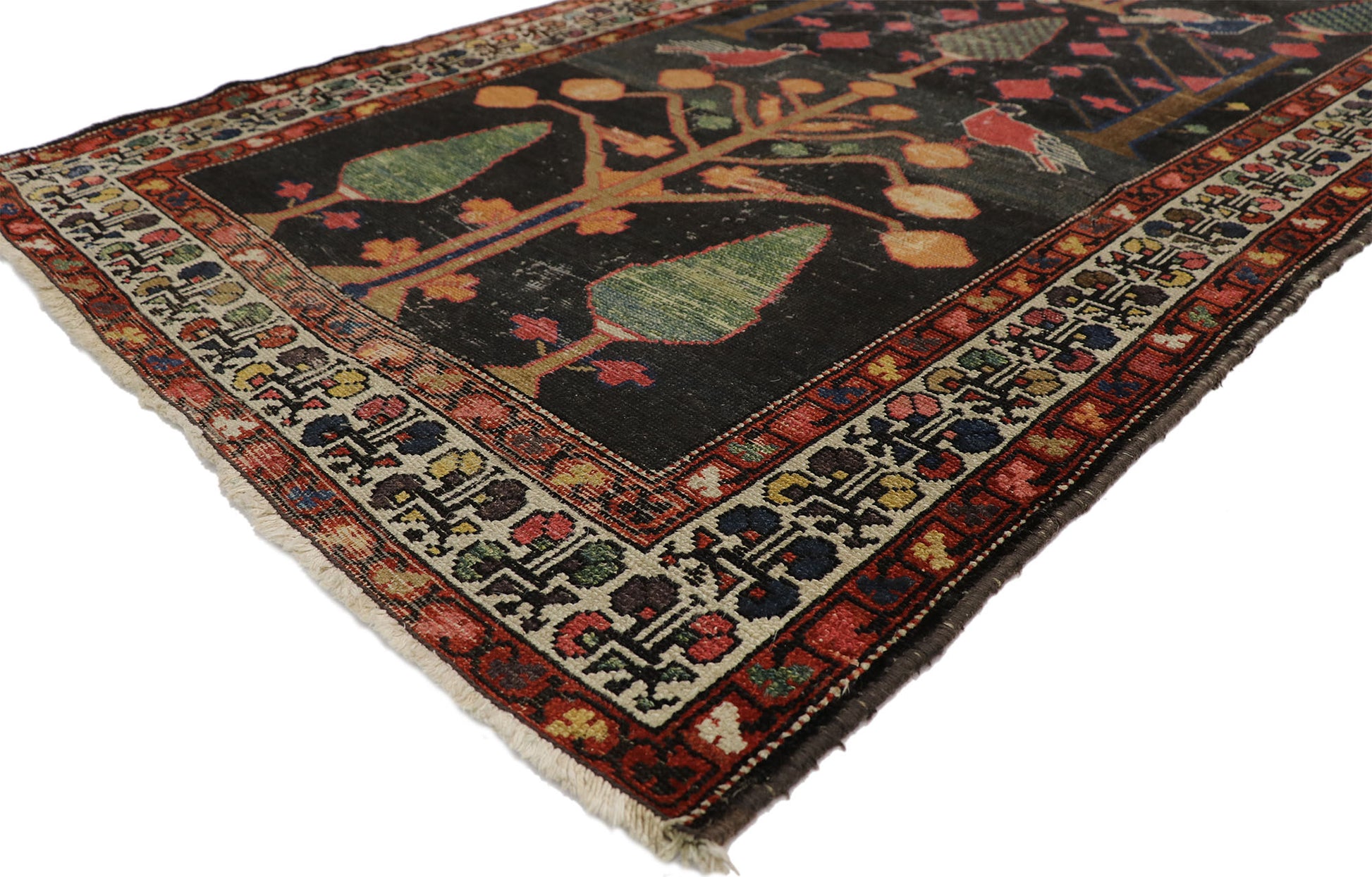 3 x 10 Antique Persian Bakhtiari Rug 77349