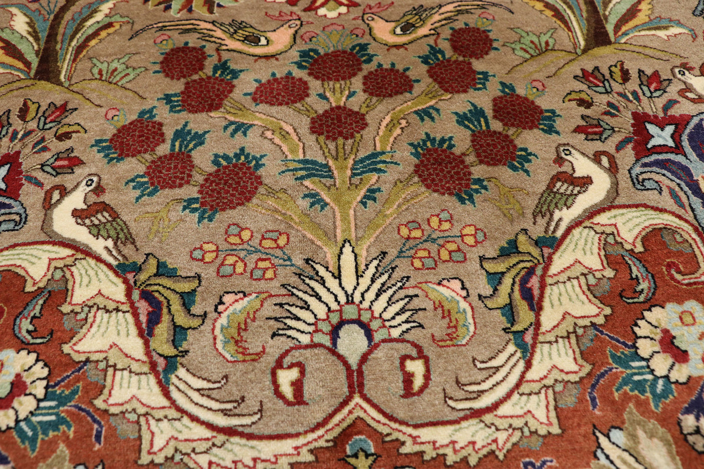 10 x 13 Vintage Tabriz Rug 77351