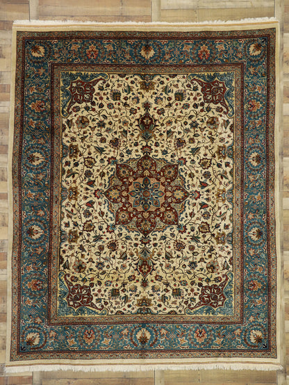 9 x 11 Vintage Persian Tabriz Rug 77352