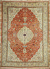 11 x 15 Vintage Persian Tabriz Rug 77353