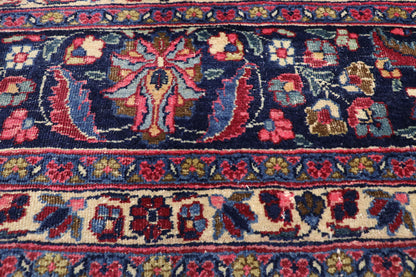 10 x 13 Vintage Persian Mashhad Rug 77355