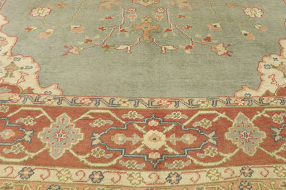 8 x 11 Antique Turkish Oushak Rug 77357