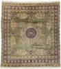 8 x 8 Vintage Persian Kerman Square Rug 77358