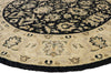 9 x 9 Vintage Indian Round Area Rug 77361