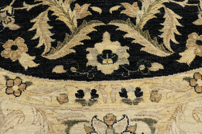 9 x 9 Vintage Indian Round Area Rug 77361