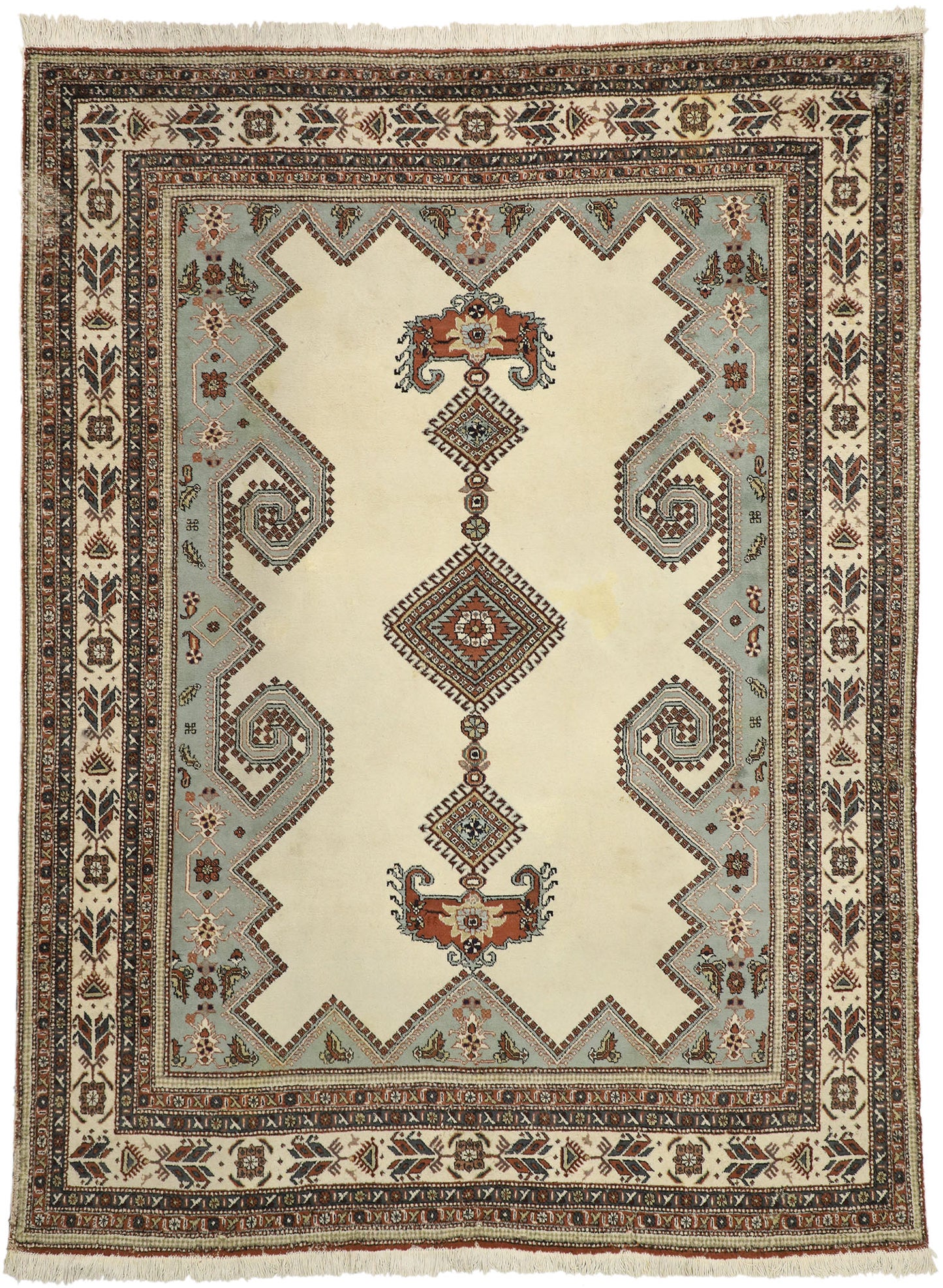 9 x 12 Vintage Turkish Sparta Rug 77362