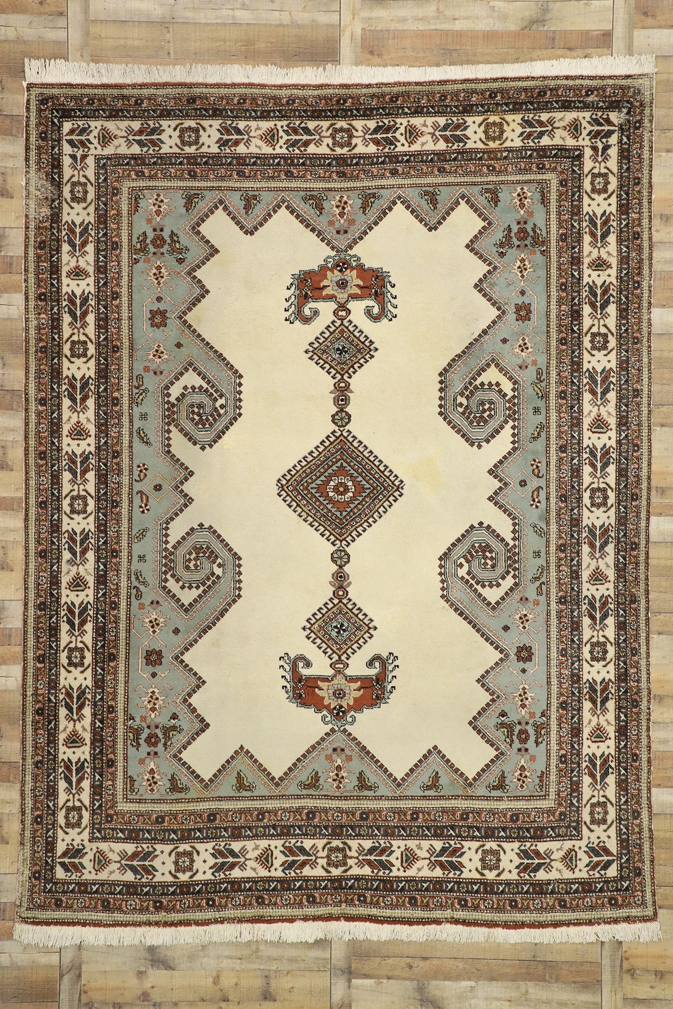 9 x 12 Vintage Turkish Sparta Rug 77362