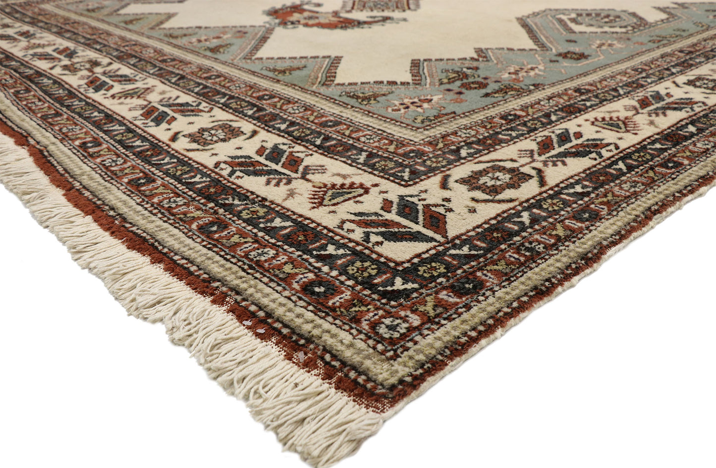 9 x 12 Vintage Turkish Sparta Rug 77362