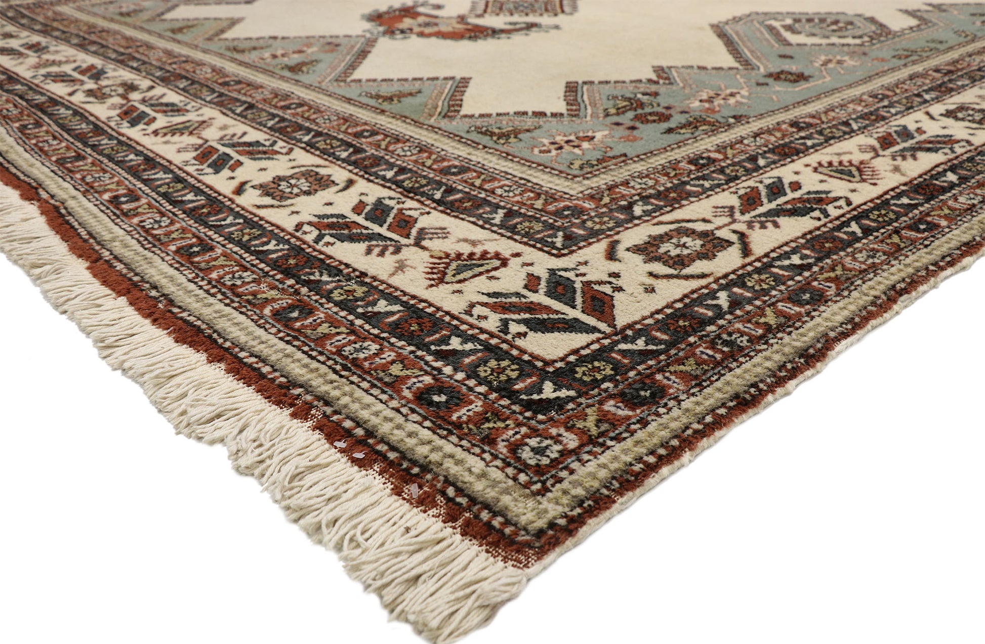 9 x 12 Vintage Turkish Sparta Rug 77362