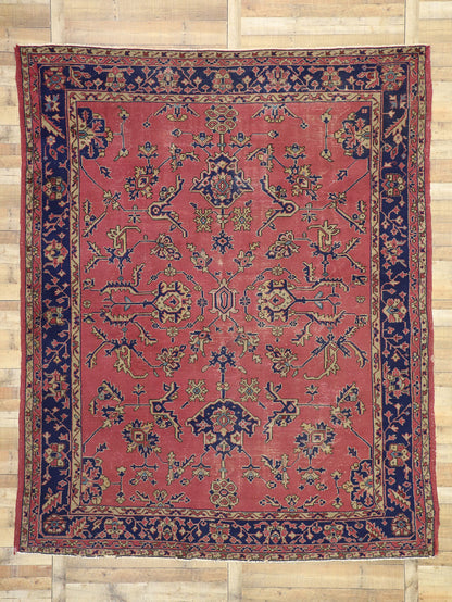 9 x 12 Antique Turkish Sparta Rug 77365