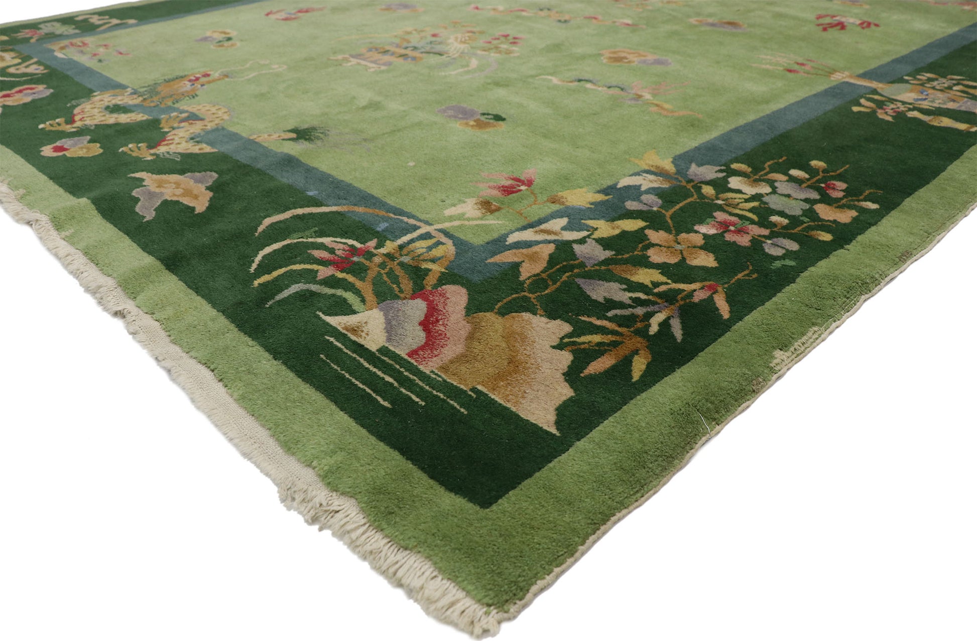 8 x 9 Antique Art Deco Rug 77367