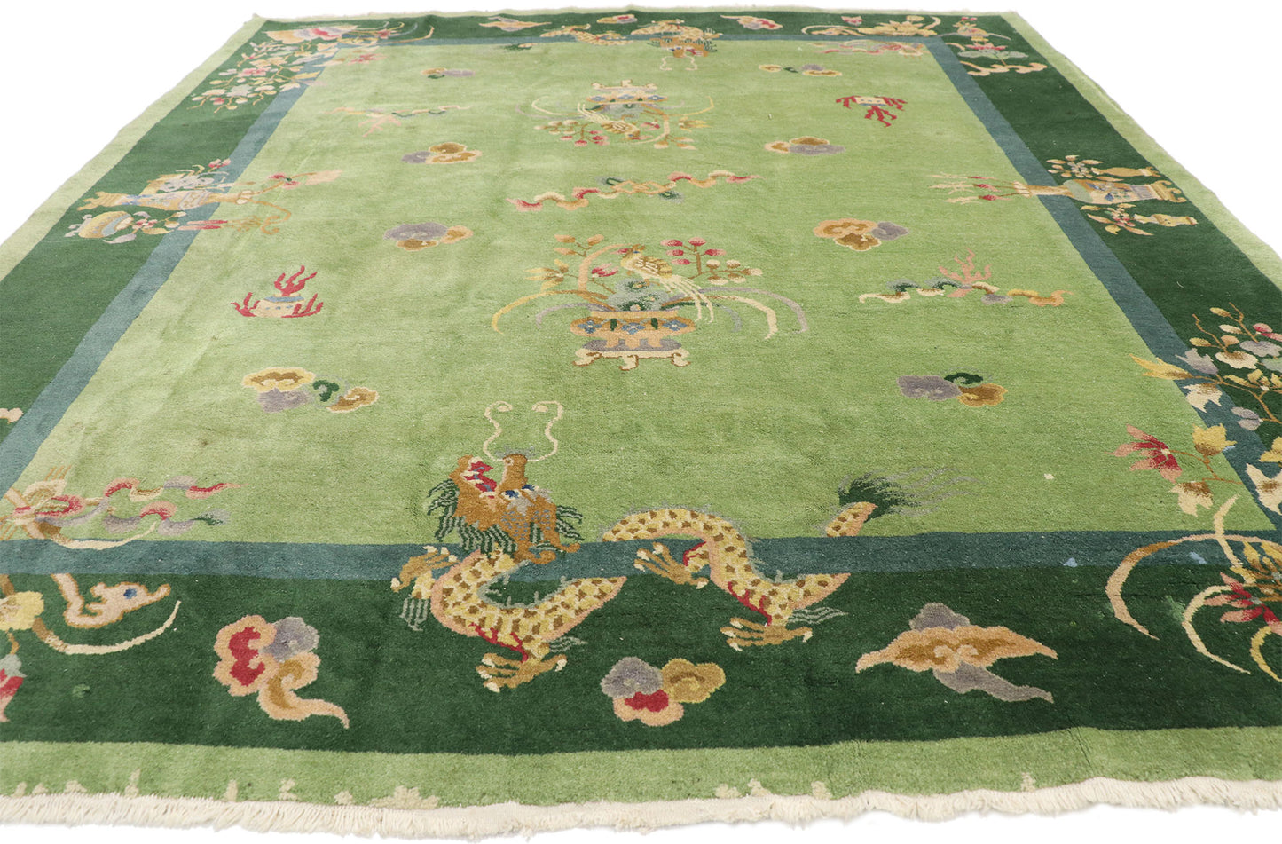 8 x 9 Antique Art Deco Rug 77367