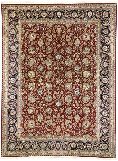 9 x 12 Vintage Chinese Tabriz Rug 77369