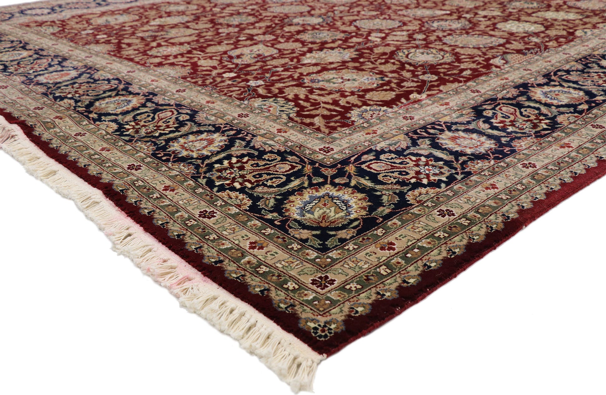 9 x 12 Vintage Chinese Tabriz Rug 77369