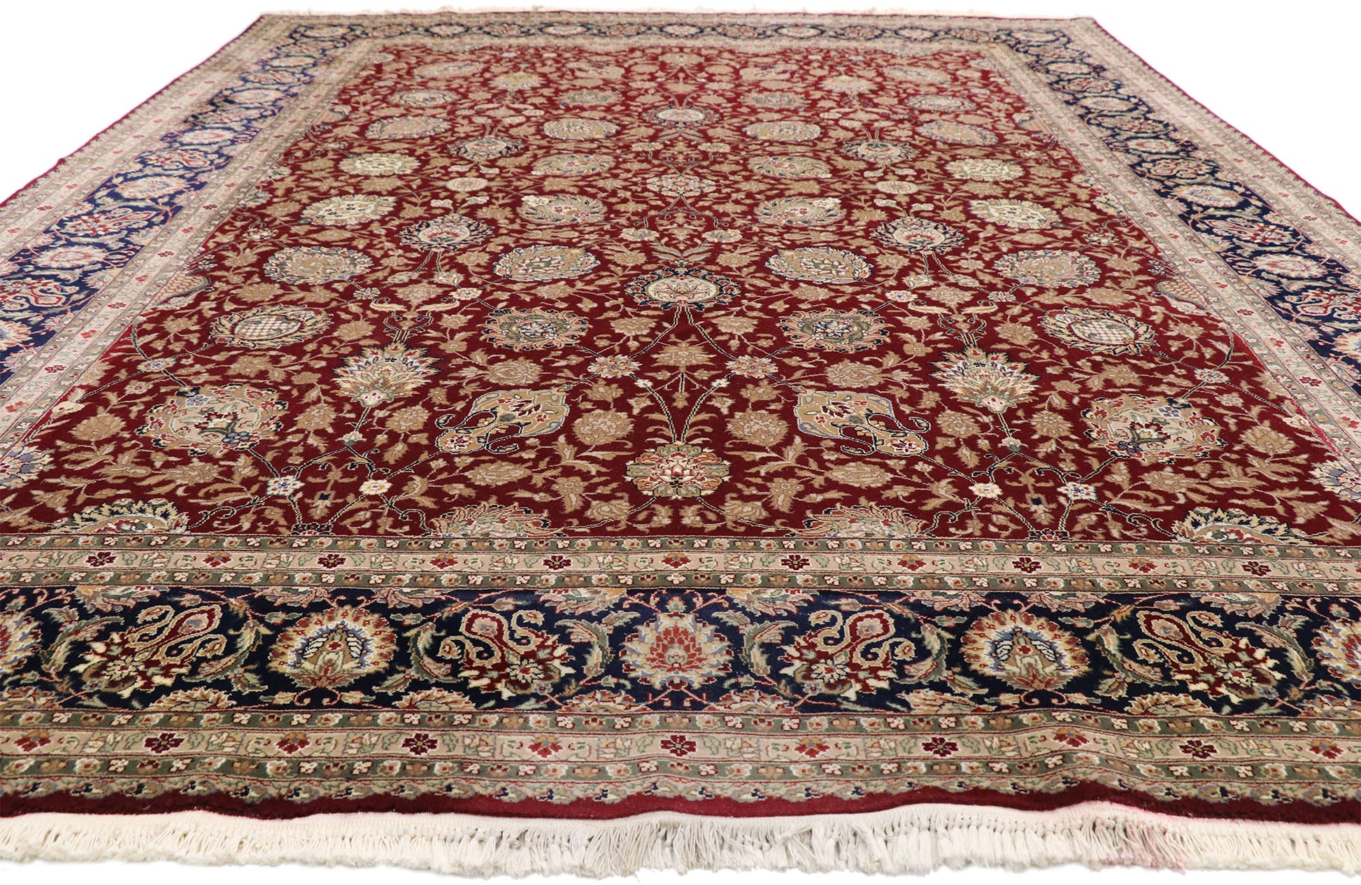 9 x 12 Vintage Chinese Tabriz Rug 77369