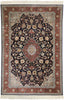 4 x 6 Vintage Silk Kashan Rug 77371