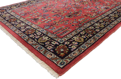 4 x 6 Vintage Persian Mahal Rug 77372