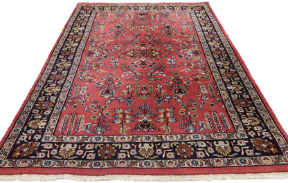 4 x 6 Vintage Persian Mahal Rug 77372