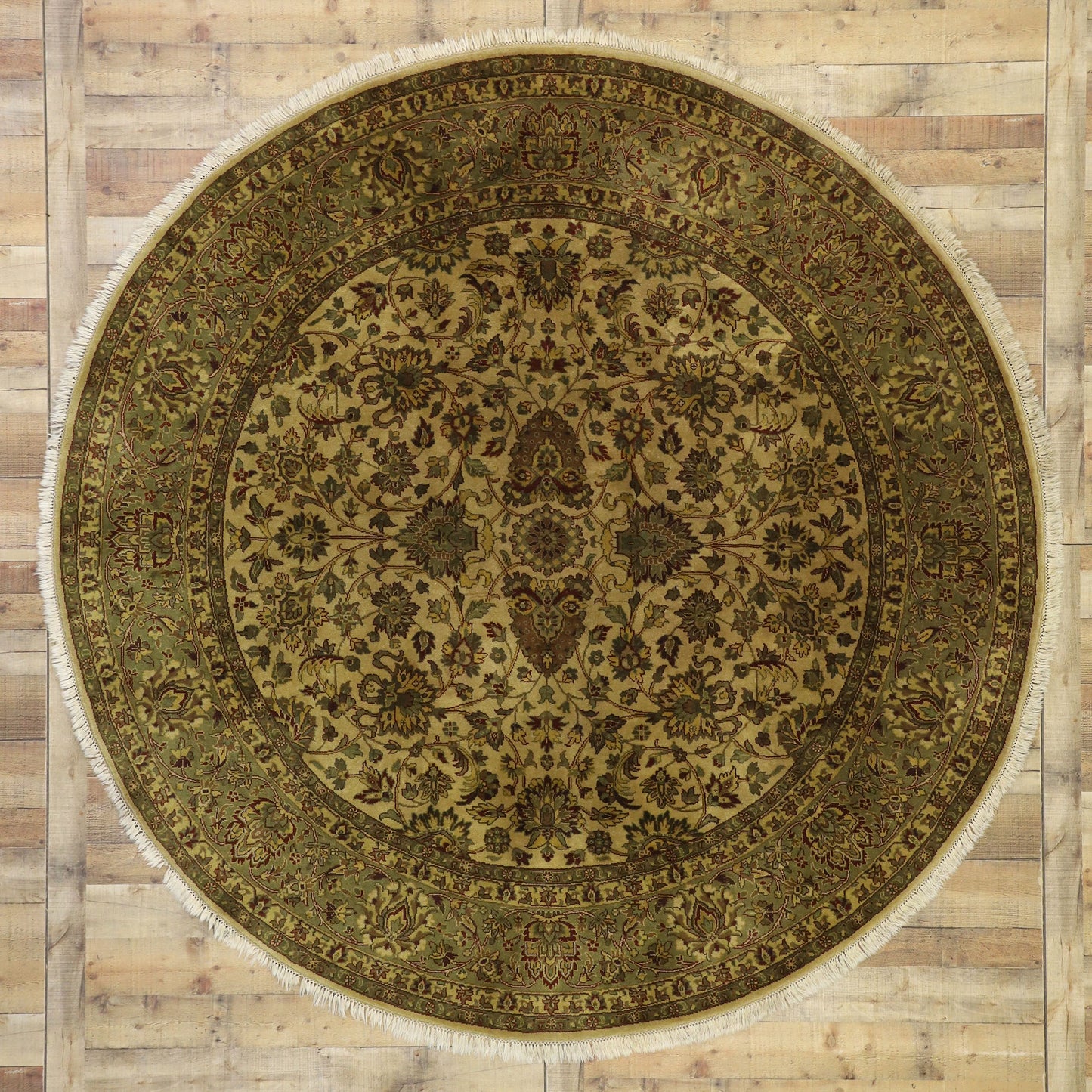 8 x 8 Vintage Indian Rug 77373