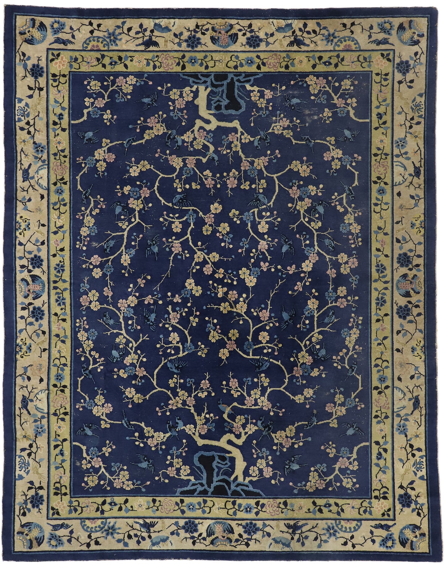 9 x 11 Antique Chinese Peking Rug 77374