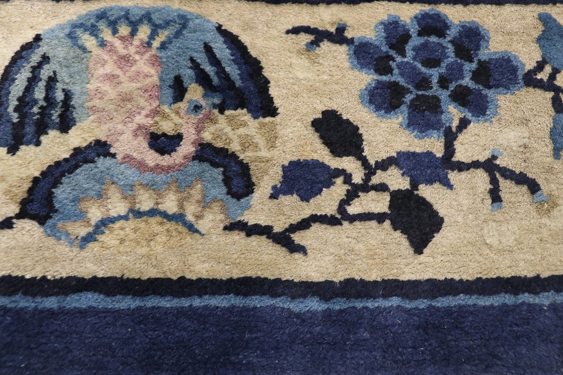 9 x 11 Antique Chinese Peking Rug 77374